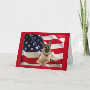 German Shepherd Greeting Card