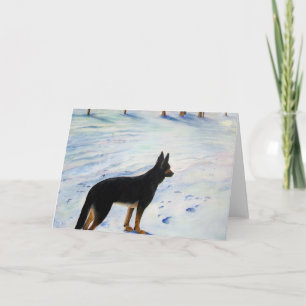 German Shepherd Greeting Card