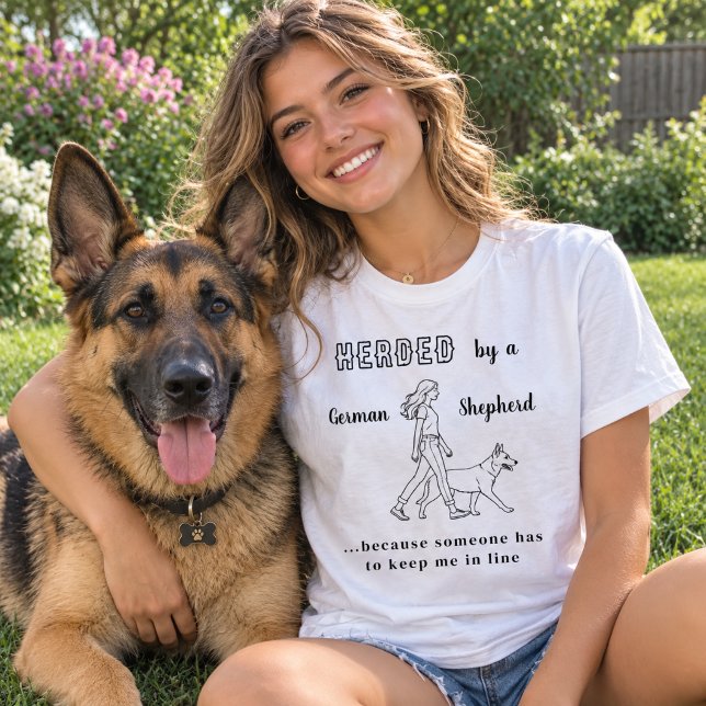 German Shepherd GSD humour T-Shirt (Creator Uploaded)