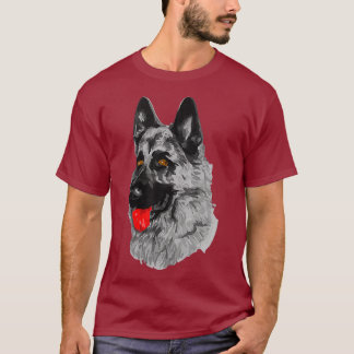 German Shepherd GSD K9 Police Dog Mum Dad Gift T-Shirt