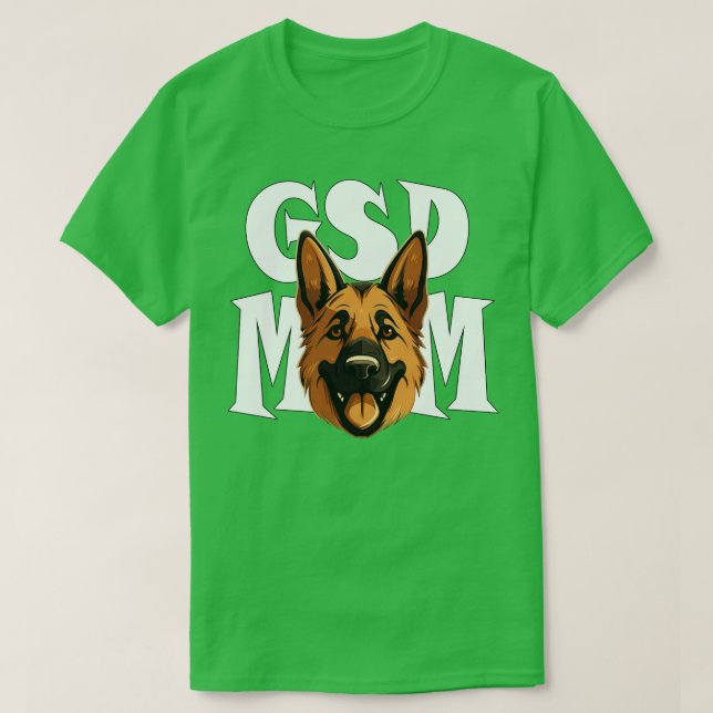 German Shepherd GSD Mum Cute Dog Mothers Day Women T-Shirt (Design Front)