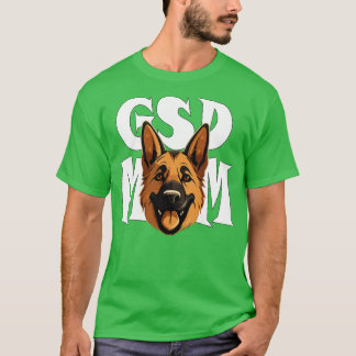 German Shepherd GSD Mum Cute Dog Mothers Day Women T-Shirt