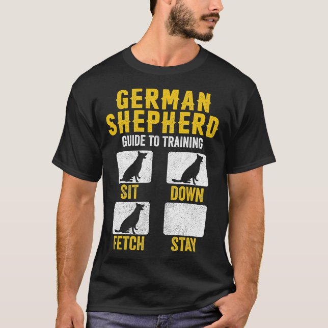 German Shepherd Guide To Training Shirts Dog Mum (Front)