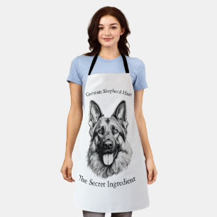 German Shepherd Hair the Secret Ingredient Apron