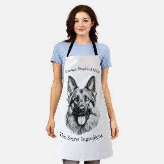 German Shepherd Hair the Secret Ingredient Apron