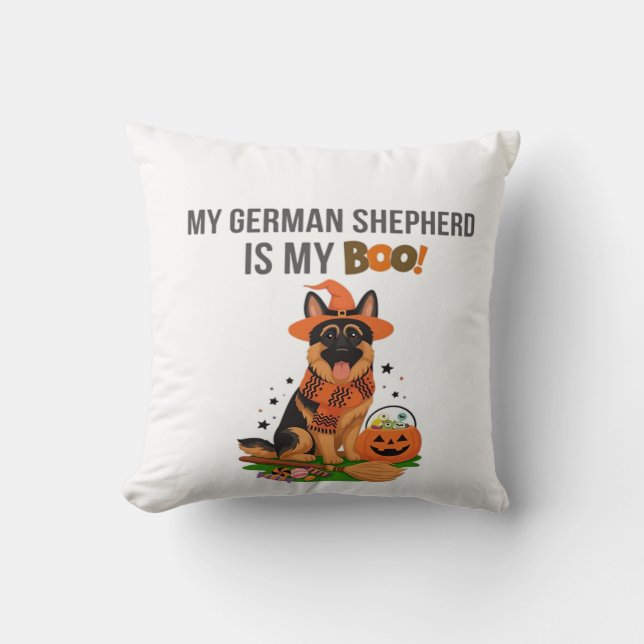 German Shepherd Halloween Costume  My German Sheph Cushion (Front)