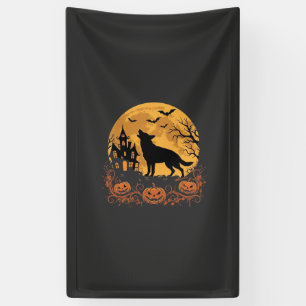 German Shepherd Halloween Moon Pumpkin Design_1 Banner