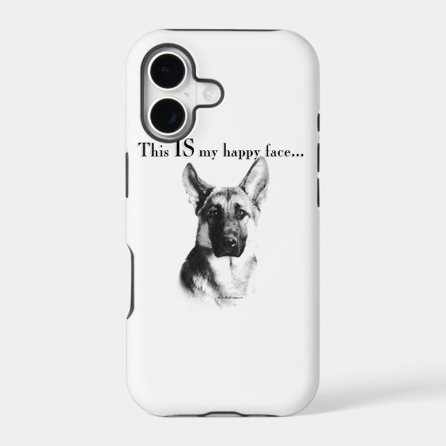 German Shepherd Happy Face (Back)