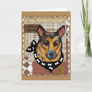 GERMAN SHEPHERD HOLIDAY CARD
