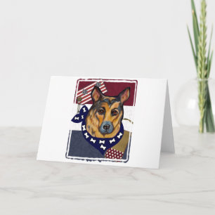 GERMAN SHEPHERD HOLIDAY CARD