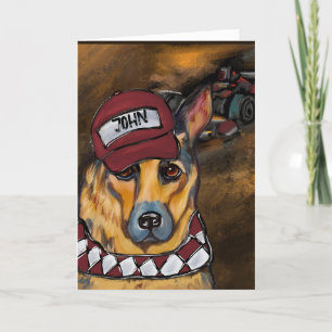 German Shepherd        Holiday Card