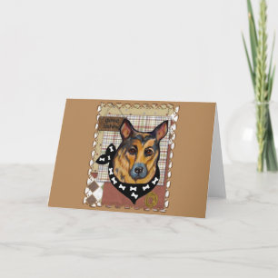 GERMAN SHEPHERD HOLIDAY CARD