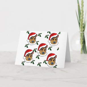GERMAN SHEPHERD HOLIDAY CARD