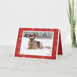 German Shepherd Holiday Greeting