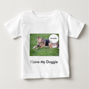 German Shepherd Humour Baby T-Shirt