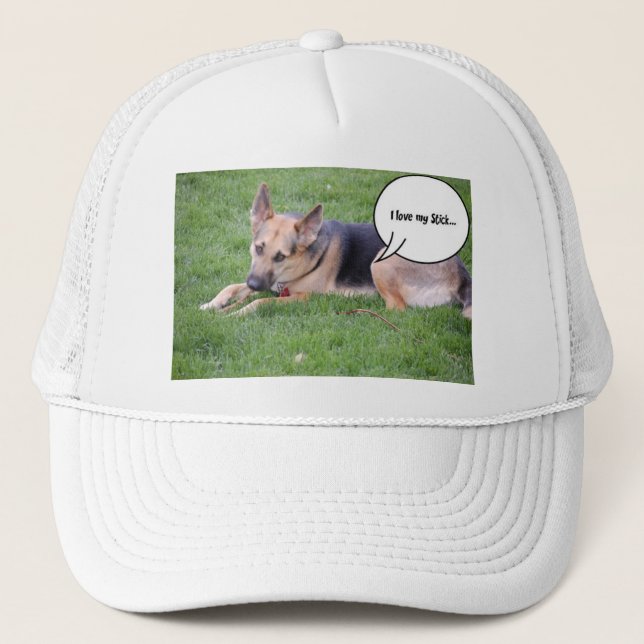 German shepherd Humour Trucker Hat (Front)