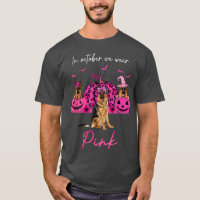 German Shepherd In October We Wear Pink Halloween