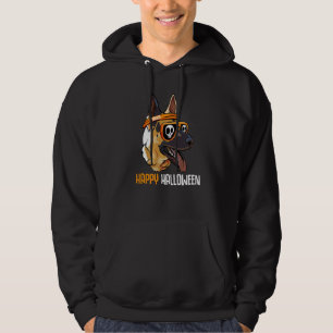 German Shepherd In Sunglasses Lazy Halloween Costu Hoodie