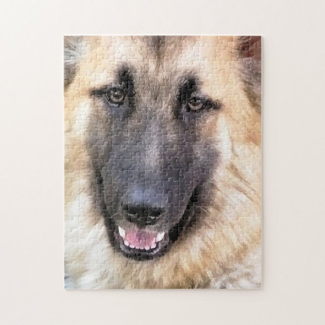 GERMAN SHEPHERD JIGSAW PUZZLE (Vertical)