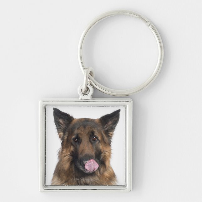 German Shepherd Key Ring (Front)