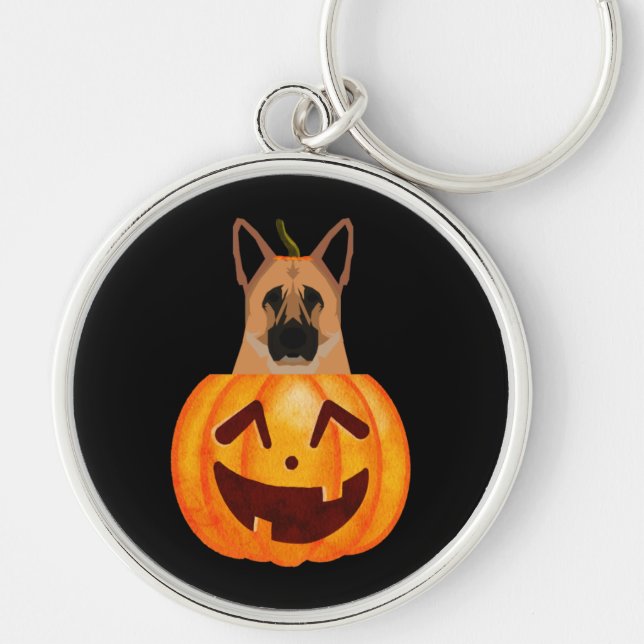 German Shepherd          Key Ring (Front)