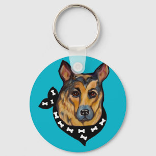 GERMAN SHEPHERD KEY RING