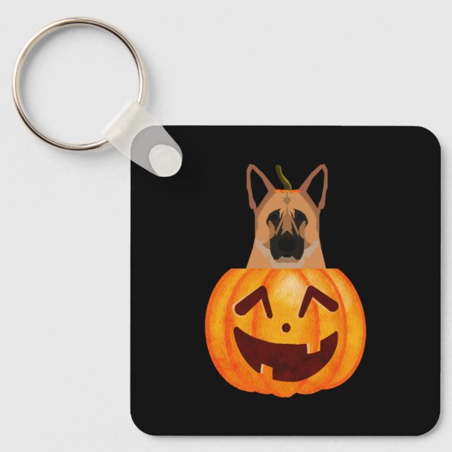 German Shepherd          Key Ring (Front)