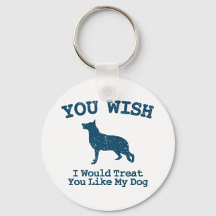 German Shepherd Key Ring