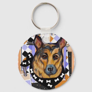GERMAN SHEPHERD KEY RING
