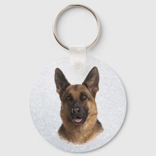 German Shepherd Key Ring (Front)