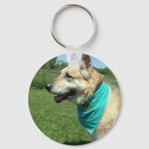 German Shepherd Key Ring