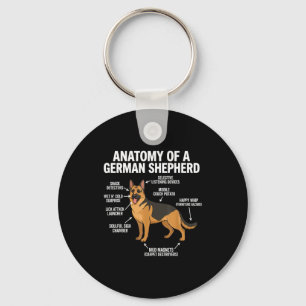 German Shepherd Key Ring