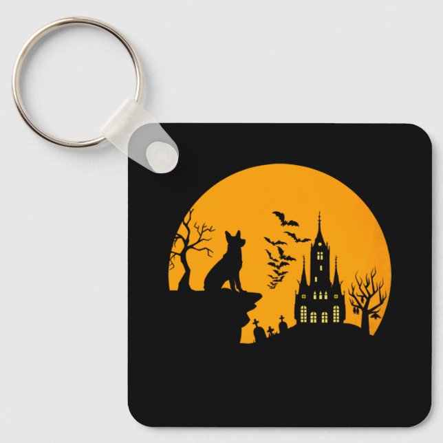German Shepherd        Key Ring (Front)
