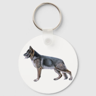 German Shepherd keychain