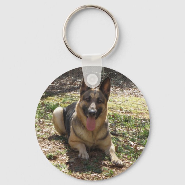 German Shepherd Keychain (Front)