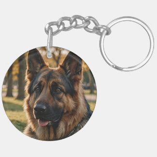 German Shepherd Keychain