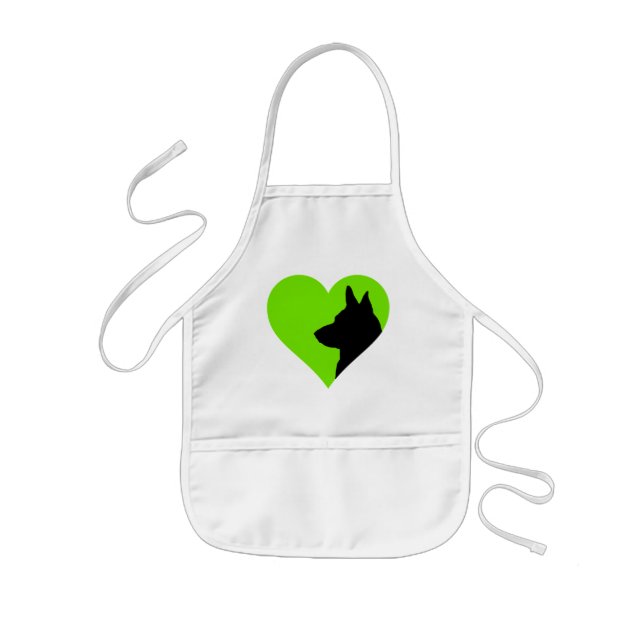 German Shepherd  Kids Apron (Front)