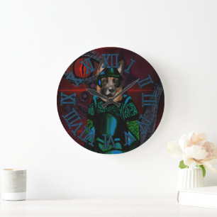 German Shepherd Large Clock