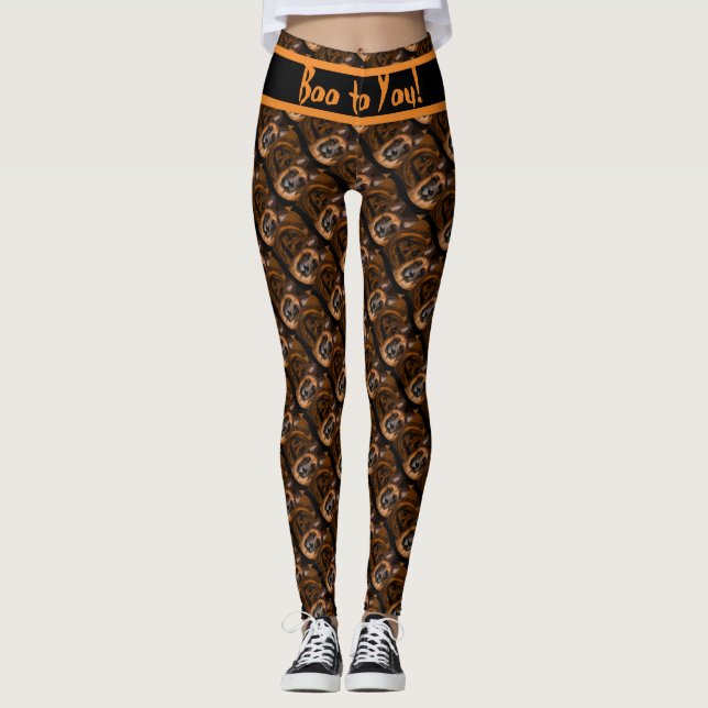 German Shepherd  Leggings (Front)