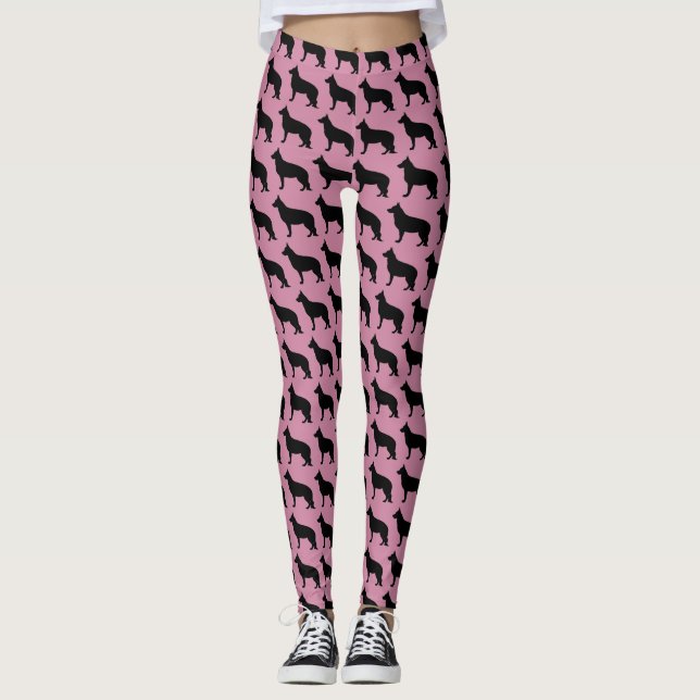 German Shepherd Leggings (Front)