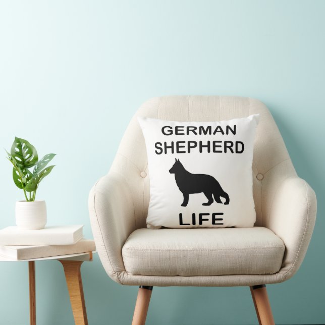 german shepherd life dual sided cushion (Chair)