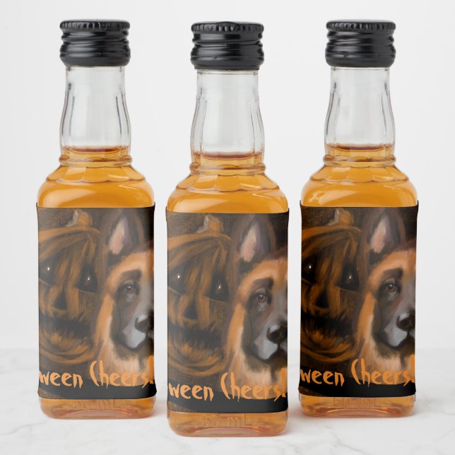 German Shepherd  Liquor Bottle Label (Bottles)