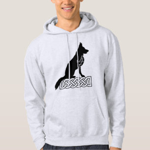 German Shepherd Loki Sailor’s Knot Black Hoodie