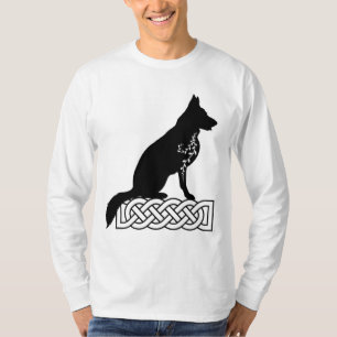 German Shepherd Loki Sailor’s Knot Black T-Shirt
