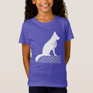 German Shepherd Loki Sailor’s Knot White   T-Shirt