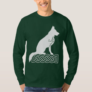 German Shepherd Loki Sailor’s Knot White T-Shirt