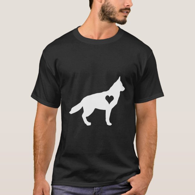 German Shepherd Long Sleeve Shirt For Women Men -  (Front)