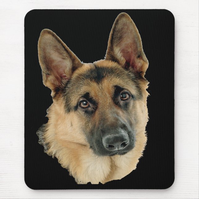 German Shepherd Love Mouse Pad (Front)