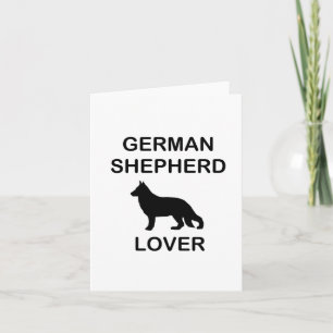 german shepherd lover card