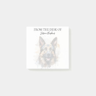 German Shepherd Lover Monogrammed Notes